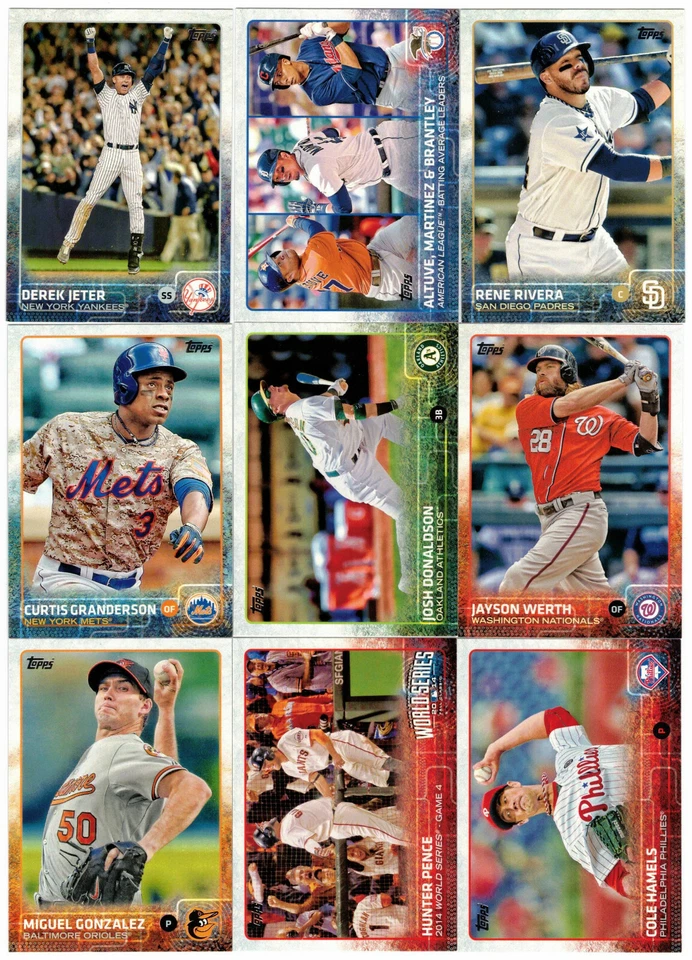 2015 Topps Baseball Series 1 Base Card You Pick the Card Finish Your Set - Image 1 of 1