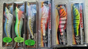 Set 6 x Calamar Octopus Squid Jig Action Jig Fluo  - Imagen 1 de 1