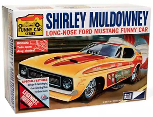 1:25 MPC *SHIRLEY MULDOWNEY* Ford Mustang Funny Car *PLASTIC MODEL KIT* MISB! - Picture 1 of 2