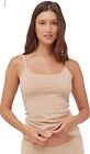 Pact Women's Organic Cotton Camisole Tank Top with Built-in Shelf Bra - Size S