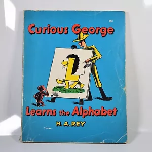 Curious George Learns The Alphabet 1963 Book - Picture 1 of 1