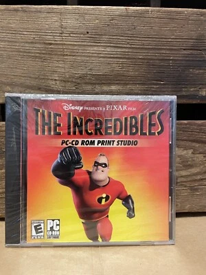 The Incredibles PC-CD ROM Disney Pixar New Sealed - Image 1 of 3