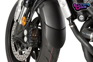 PUIG ESTENSIONE PARAFANGO ANTERIORE PER TRIUMPH BONNEVILLE BOBBER 2020 NERO OPAC - Foto 1 di 1