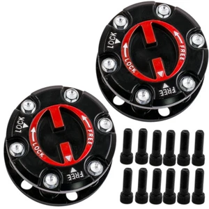 PAIR OF Manual FREE WHEELING HUBS FOR HOLDEN RODEO JACKAROO COLORADO ISUZU DMAX - Picture 1 of 13