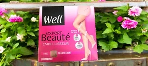 Well Expert Beauté Embelisseur jambes Taille 4 beige naturel collants transparen - Imagen 1 de 2