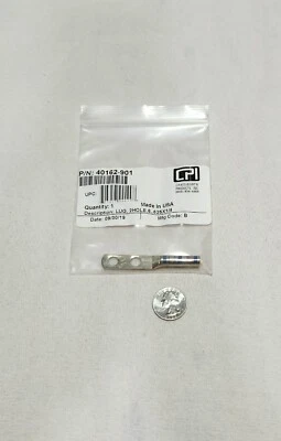 CPI Compression Lug, Two-Hole, #6 Cable, .625 in. (15.9 mm) Hole Spacing - Image 1 of 3