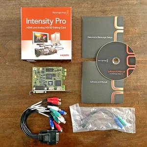 Blackmagic Design Intensity Pro HDMI and Analog HD SD Video Capture Card w/Cable - Picture 1 of 7