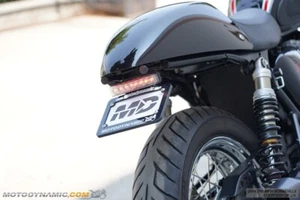 Triumph Scrambler Bonneville Thruxton Fender Eliminator w/ CLEAR LED Tail Light - Picture 1 of 5