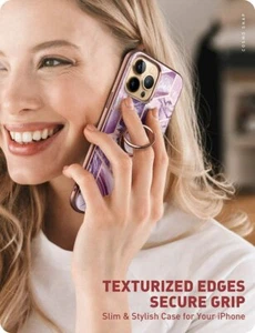 i-Blason 360 Ring Holder Car Mount Stand Back Case for iPhone 13 12 11 Xr Xs Max - Picture 1 of 29