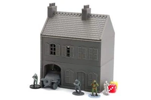 French Row House DS T1 - Tabletop Wargaming WW2 Terrain | Miniature 3D Printed M - Bild 1 von 8