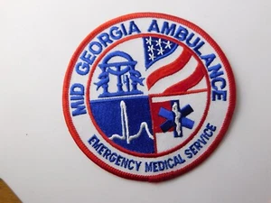 MID GEORGIA AMBULANCE NOTDIENST PATCH SCHULTERWAPPEN EMS - Bild 1 von 3