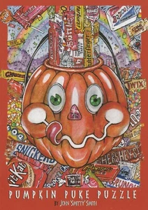Pumpkin Puke Puzzle NSU Promo Trading Card Non Sport Update RRParks Cards 2024 - Picture 1 of 1