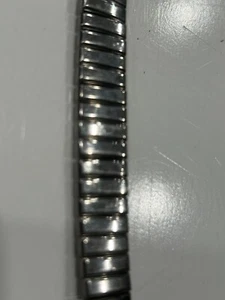 LADIES STAINLESS FLEXIBLEWATCH BAND-NEW-4 1/2" x 7/16" - Picture 1 of 3