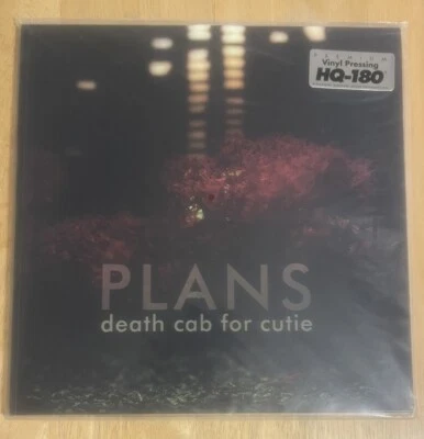 Death Cab For Cutie Plans OG Press Ben Gibbard Indie Vinyl Record New Sealed 2LP - Image 1 of 4