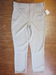 Pantalones largos de béisbol y softbol color gris claro intensidad talla L para hombre *NUEVOS CON ETIQUETAS*  - Imagen 1 de 8