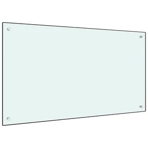 Salpicadero Cocina Blanco 39.4"x23.6" Vidrio Templado - Imagen 1 de 6