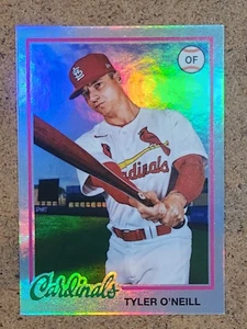 2022 Topps Archives Baseball Rainbow Foil #198 Tyler O'Neill #'d 146/199 - Picture 1 of 2
