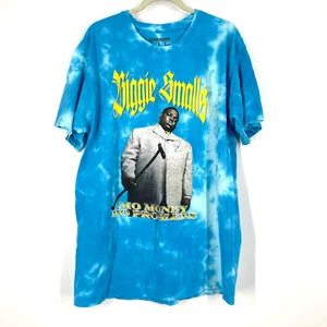 Biggie Smalls Mo Money Mo Problems T-Shirt blau Batik Large - Bild 1 von 7