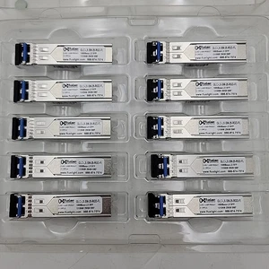 Confezione da 10 moduli ricetrasmettitore ottico nuovi Fluxlight GLC-LX-SM-25-RGD-FL - Foto 1 di 6