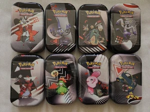 Pokemon TCG Unova Mini Tin (Set Of 8) Black Bolt & White Flare SEALED FAST SHIP - Picture 1 of 7