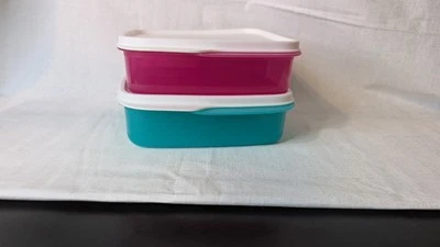* Two* Tupperware Lunch It Bento Divided Snack Set Lid  - Image 1 of 4
