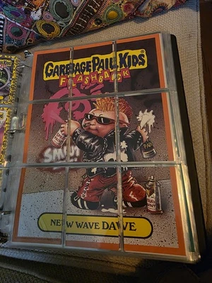 Garbage Pail Kids Flashback - New Wave Dave - Complete 9 card Puzzle. - Image 1 of 2
