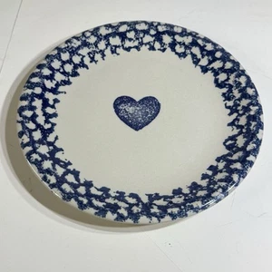 Folk Craft Hearts Tienshan Dinner Plate Excellent Used Condition 10-1/2” - Picture 1 of 4