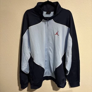 Supreme Jordan Tricot Track Jacket Blue Navy White Size Men’s XXL-Tall NWT - Picture 1 of 15