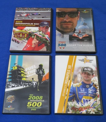 4 DVD Lot Indianapolis INDY 500: 2006, Under The Radar 2007, 2008, 100th--2016 Foto 1 de 4