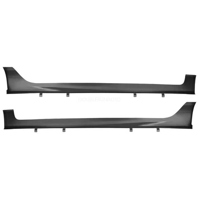 Black Fits 2006-2011 8th Gen Honda Civic Sedan New Side Skirts Left+Right Foto 1 de 4