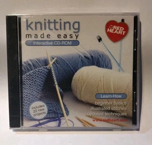 Knitting Made Easy Interactive CD-Rom(New CD-Rom)Sealed In Original Packaging - Picture 1 of 2