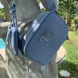 Juicy Couture Forever crossbody bag, wallet, NWT Dusty Blue - Picture 1 of 16