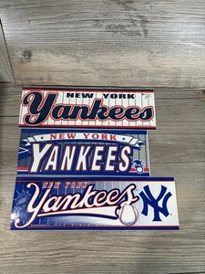 Vintage Wincraft New York Yankees Bumper Sticker Decal Baseball MLB - MODIFIED - Picture 1 of 4