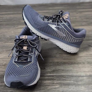 Brooks Women's Size 7.5 B Ghost 12 Running Shoes Neutral Violet Peach Athletic - Picture 1 of 16