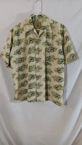 Joe Marlin Hawaiihemd weiß grün geblümt Herren Large - Bild 1 von 8