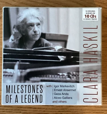 CLARA HASKIL Milestones of a Legend - 10 Original Albums & bonus tracks 10CD - Image 1 of 3