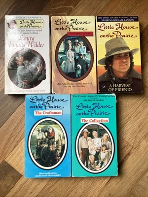 Little House On The Prairie VHS Lot Of 5 VCR Tapes Michael Landon Pre-owned  Foto 1 de 4