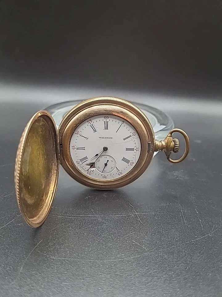 Waltham Seaside Modelo 1890 Estuche Dorado Relleno, Talla 6s, 15 J Ver Descripción  Foto 1 de 4