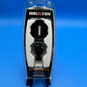 Brunton 9075 Lensatic Sighting Compass Camping Hiking With Luminous Navigation - Picture 1 of 6