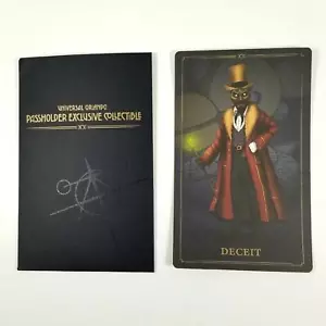 Universal Studios Halloween Horror Nächte Passhalter UOAP Dr. Oddfellow Karte Neu - Bild 1 von 3