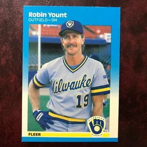 1987 Fleer GLOSSY Set ROBIN YOUNT #361 MILWAUKEE BREWERS ** MINT ** HIGH GRADE * - Bild 1 von 1