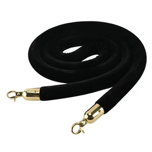 8FT 96 Inch Velvet Rope Crowd Control Stanchion Post Queue Line Barrier 3 Colors - Picture 1 of 33