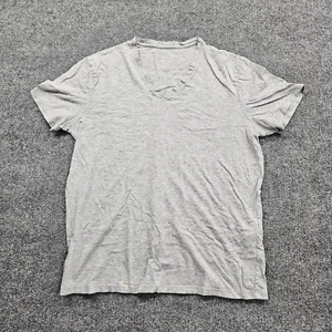 Armani Exchange T-Shirt Erwachsene groß schmal grau kurzärmelig V-Ausschnitt Pima Baumwolle - Bild 1 von 9