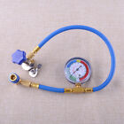 R12 R22 R134A A/C Refrigerant Freon Can Tap Adapter Pressure Gauge Kit