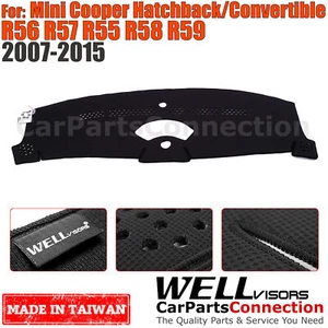 Wellvisors Dash Mat For Mini Cooper Hatch R56 Convertible R57 R55 R58 R59 07-13 - Foto 1 di 11