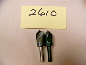 MIXED LOT OF 2 EA 1/2 HSS COUNTER SINKS (ITEM #2610) - Picture 1 of 2
