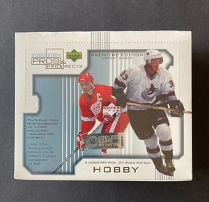 2000-01 Upper Deck Pros & Prospects Hockey Sellado de Fábrica Hobby Box-Jersey Automático? - Imagen 1 de 3
