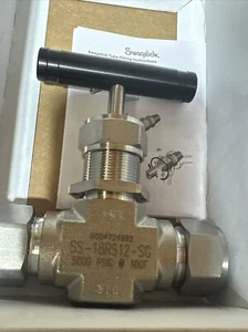Neu Swagelok Edelstahl integrale Motorhaube Nadelventil 1/2" OD SS-18RS8-SG - Bild 1 von 1