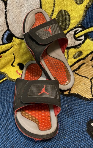 RARI 532225 006 sandali uomo Nike Jordan Hydro 4 IV retrò rosso fuoco slides US 13