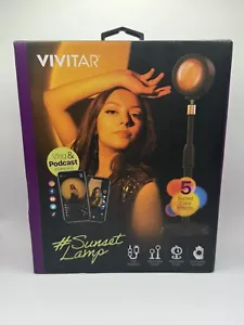 Vivitar Sunset Projector LED Light USB Sunset Lamp Projector adjustable angle - Picture 1 of 5